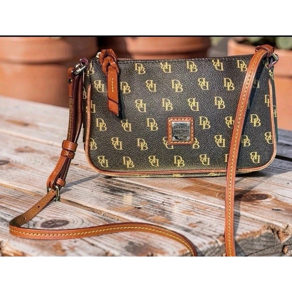 NWT Dooney Bourke Gretta Lexi DB T’Moro Monogram Small Crossbody Bag $168